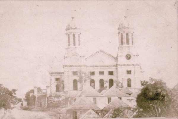 1865 photo of St. John's Anglican Cathedral